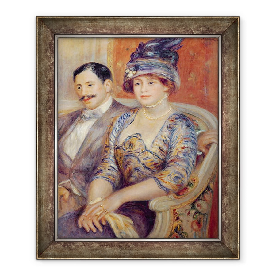 Tablou inramat - Pierre Auguste Renoir - Domnul si doamna Bernheim de Villers, 90 x 110 cm