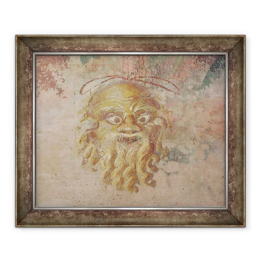 Tablou inramat - Roman Republican Period - Pictura in perete din exedra unei vile de la Boscoreale, 70 x 85 cm