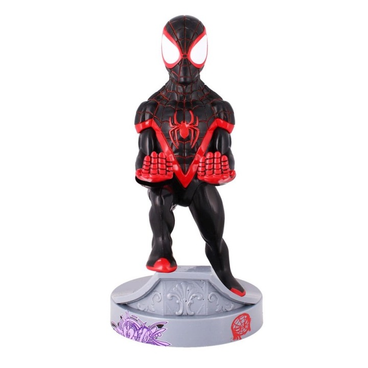 Marvel Miles Morales Spiderman phone & controller holder / stojak Marvel Miles Morales Spiderman (20 cm/micro USB)