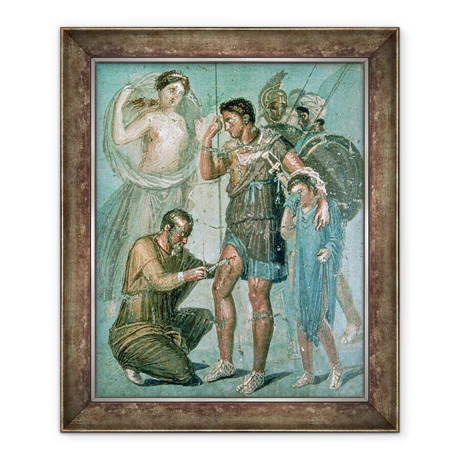 Tablou inramat - Roman - Aeneas ranit, 90 x 110 cm