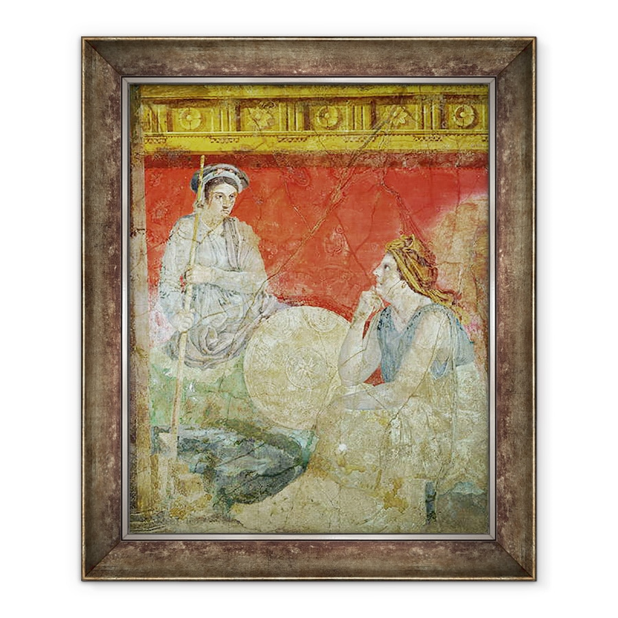 Tablou inramat - Roman - Pictura de la Villa Boscoreale, 70 x 85 cm
