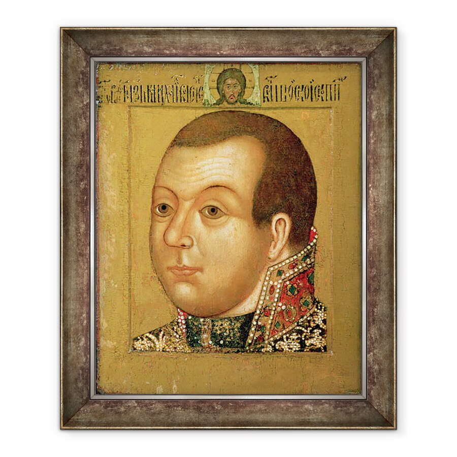 Tablou inramat - Scoala Rusa - Prince M. V. Skopin-Shuyski 1587-1610, 90 x 110 cm