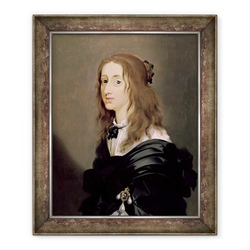 Tablou inramat - Sebastien Bourdon - Regina Christina a Suediei 1626-89 1652, 70 x 85 cm Tablou inramat - Sebastien Bourdon - Regina Christina a Suediei 1626-89 1652, 70 x 85 cm