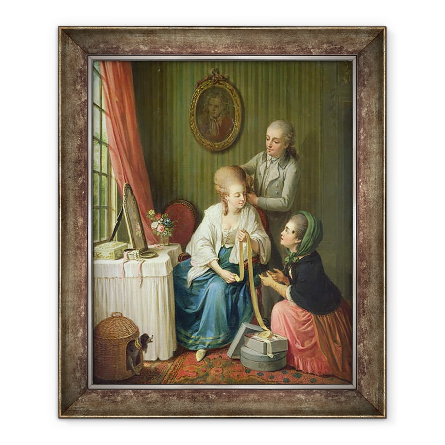 Tablou inramat - Sigmund Freudenberger - Vanzatorul panglicii, 90 x 110 cm