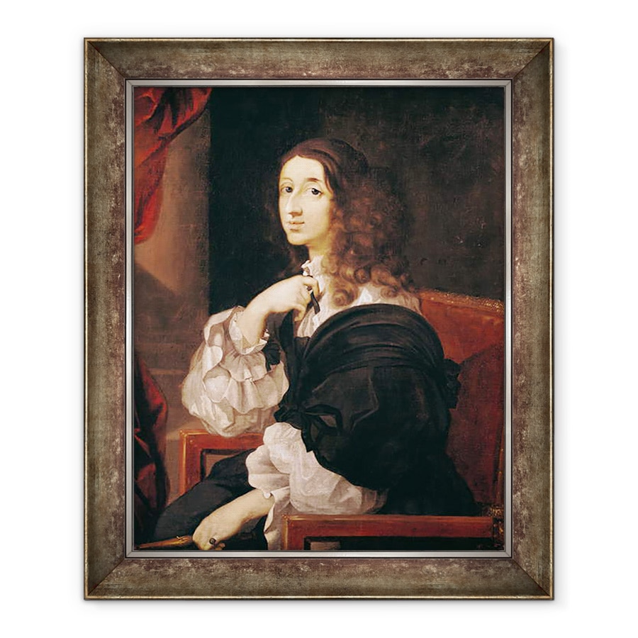 Tablou inramat - Sebastien Bourdon - Regina Christina a Suediei 1626-89, 70 x 85 cm