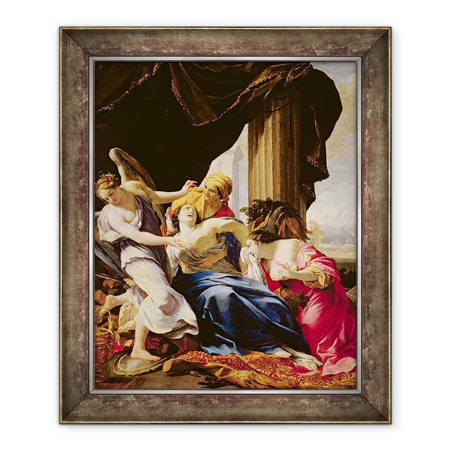 Tablou inramat - Simon Vouet - Moartea lui Dido, 70 x 85 cm