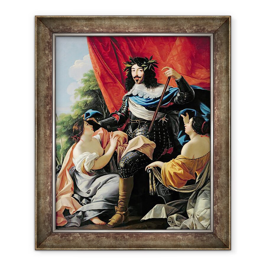 Tablou inramat - Simon Vouet - Ludovic al XIII-lea 1601-43, 70 x 85 cm