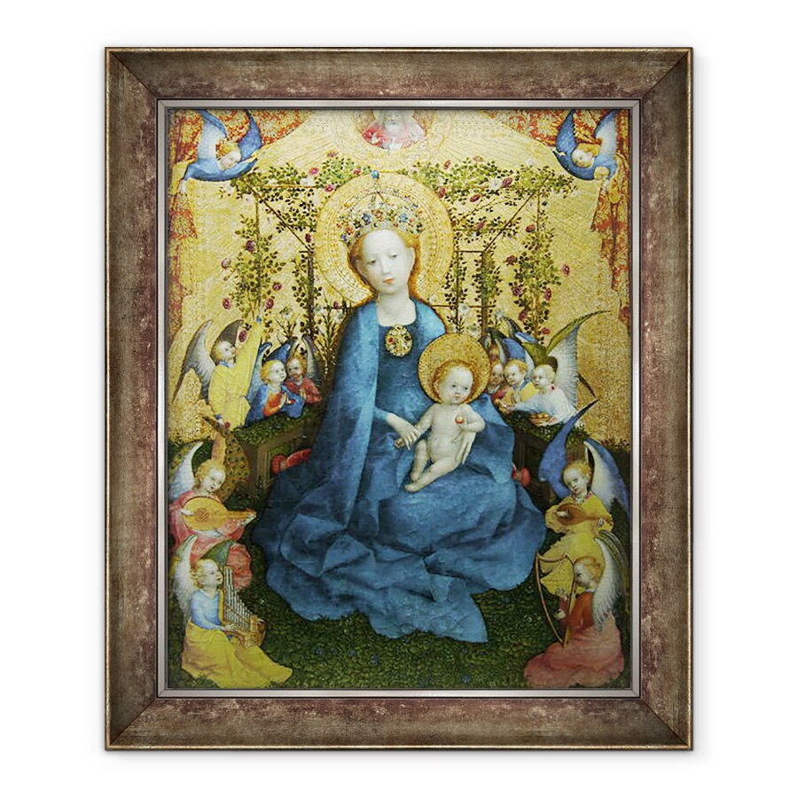 Tablou inramat - Stephan Lochner - Madonna in Rose Bower, 70 x 85 cm