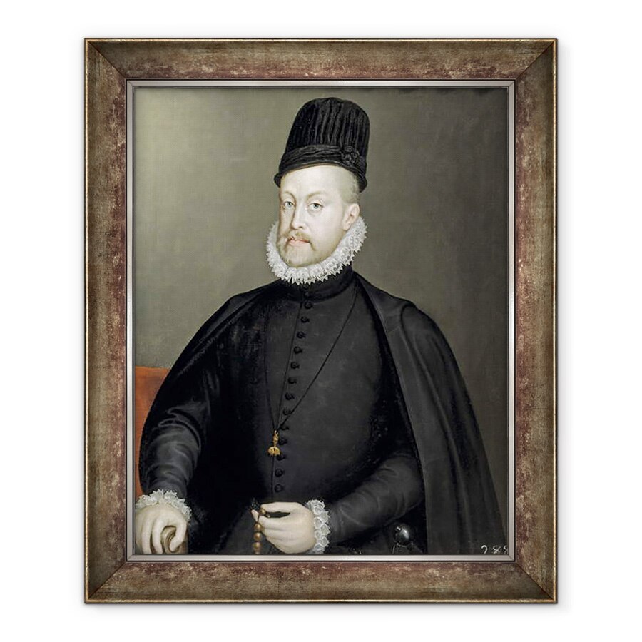 Tablou inramat - Sofonisba Anguissola - Filip al II-lea, 70 x 85 cm