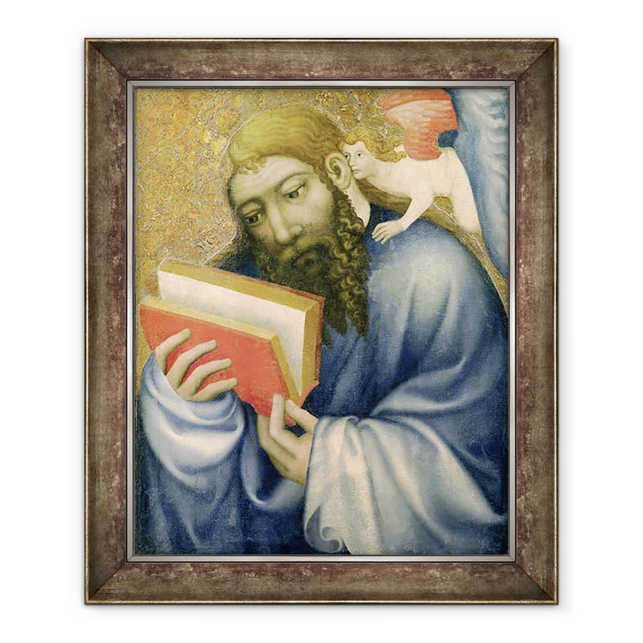 Tablou inramat - Theodoricus of Prague - Sfantul Matei, din capela Castelului Karlstejn, 70 x 85 cm