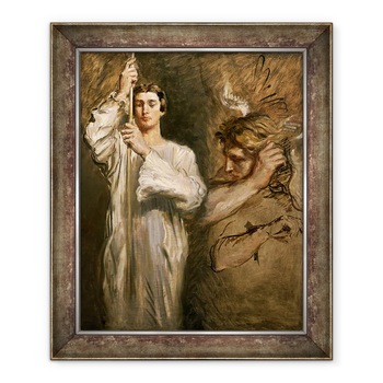 Tablou inramat - Theodore Chasseriau - Tanarul care detine o cruce, 70 x 85 cm Tablou inramat - Theodore Chasseriau - Tanarul care detine o cruce, 70 x 85 cm