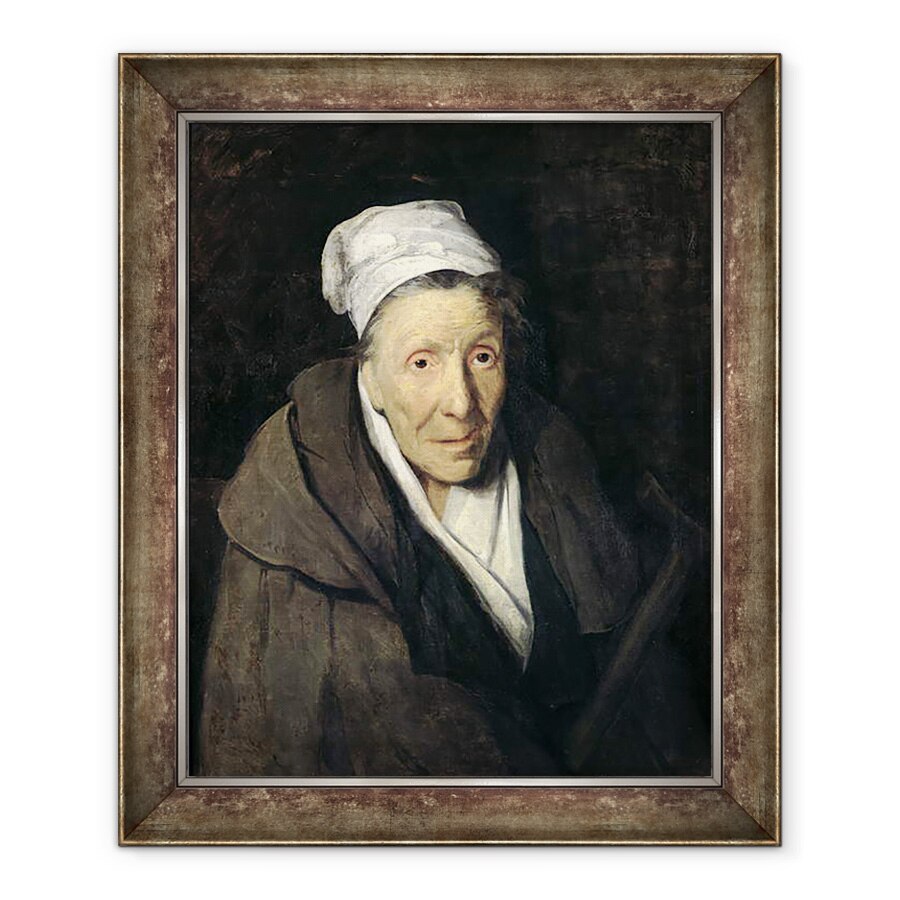 Tablou inramat - Theodore Gericault - Femeia cu jocuri de noroc Mania, 70 x 85 cm