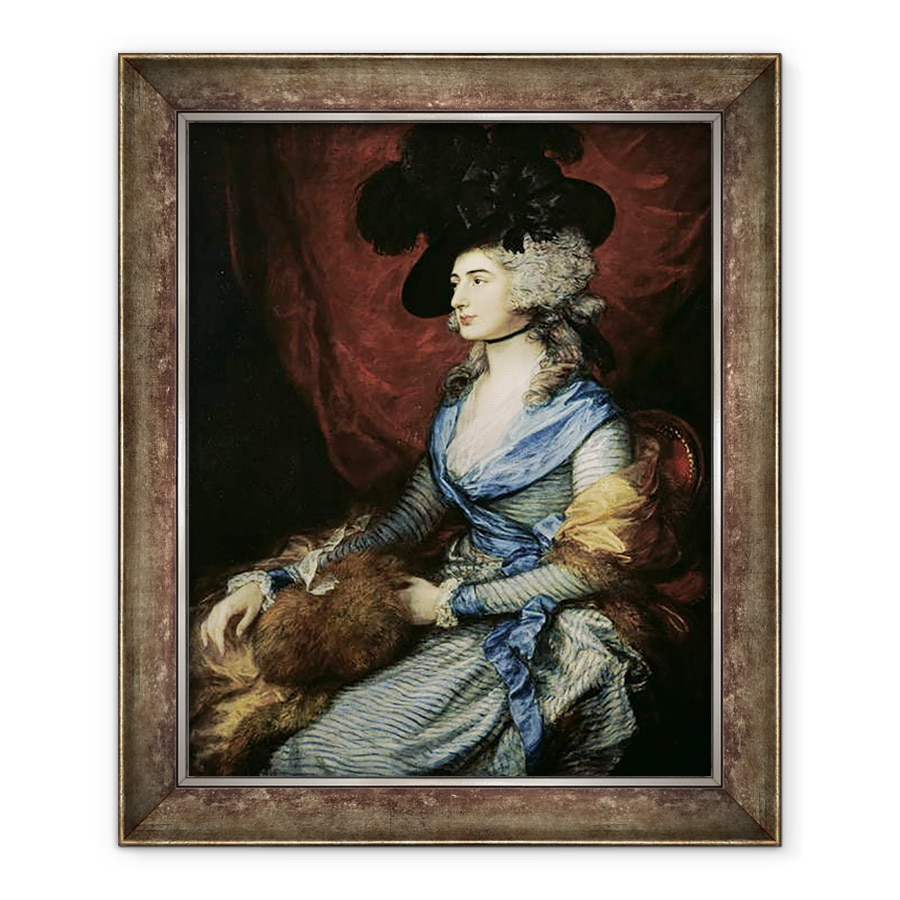 Tablou inramat - Thomas Gainsborough - Doamna Sarah Siddons, actrita 1755-1831, 70 x 85 cm