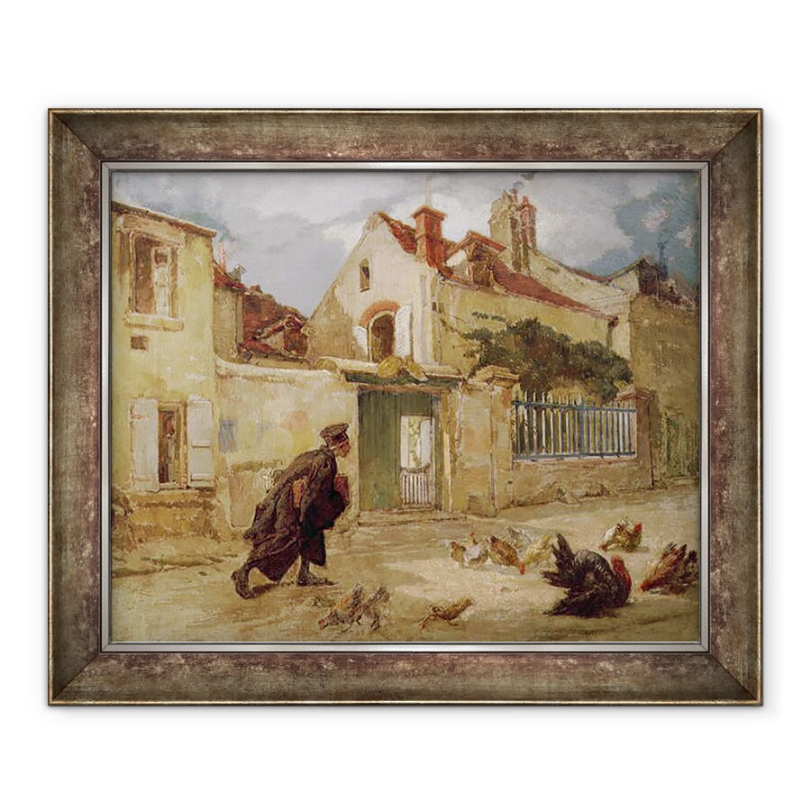 Tablou inramat - Thomas Couture - Avocat merge la tribunal, 70 x 85 cm