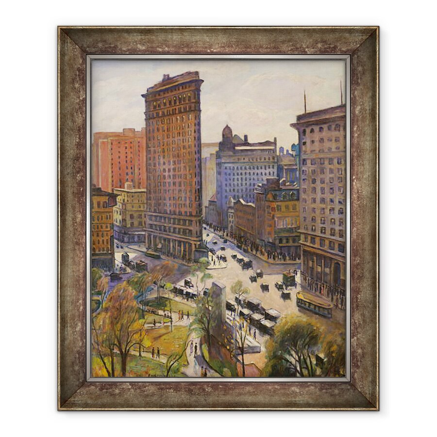Tablou inramat - Samuel Halpert - Cladirea Flatiron, 70 x 85 cm