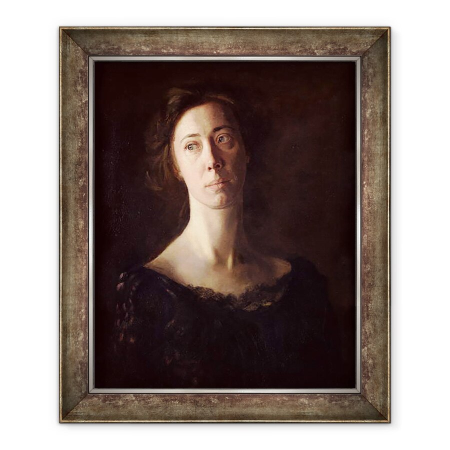 Tablou inramat - Thomas Cowperthwait Eakins - Portret De Clara J. Mather, 70 x 85 cm