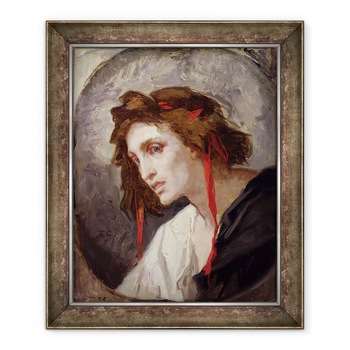 Tablou inramat - Thomas Couture - Nebunul II, 70 x 85 cm Tablou inramat - Thomas Couture - Nebunul II, 70 x 85 cm