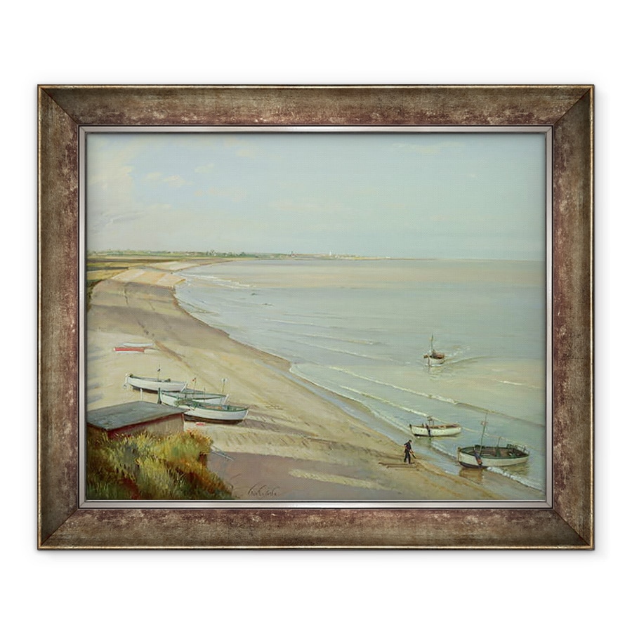 Tablou inramat - Timothy Easton - Aducerea capturii pe tarm, 70 x 85 cm