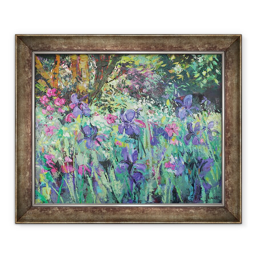 Tablou inramat - Sylvia Paul - Gradina Iris, 70 x 85 cm