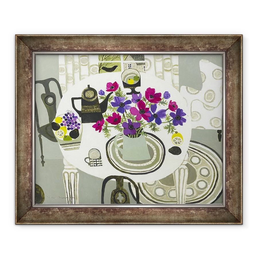 Tablou inramat - Vanessa Bowman - Interior cu Anemone, 70 x 85 cm