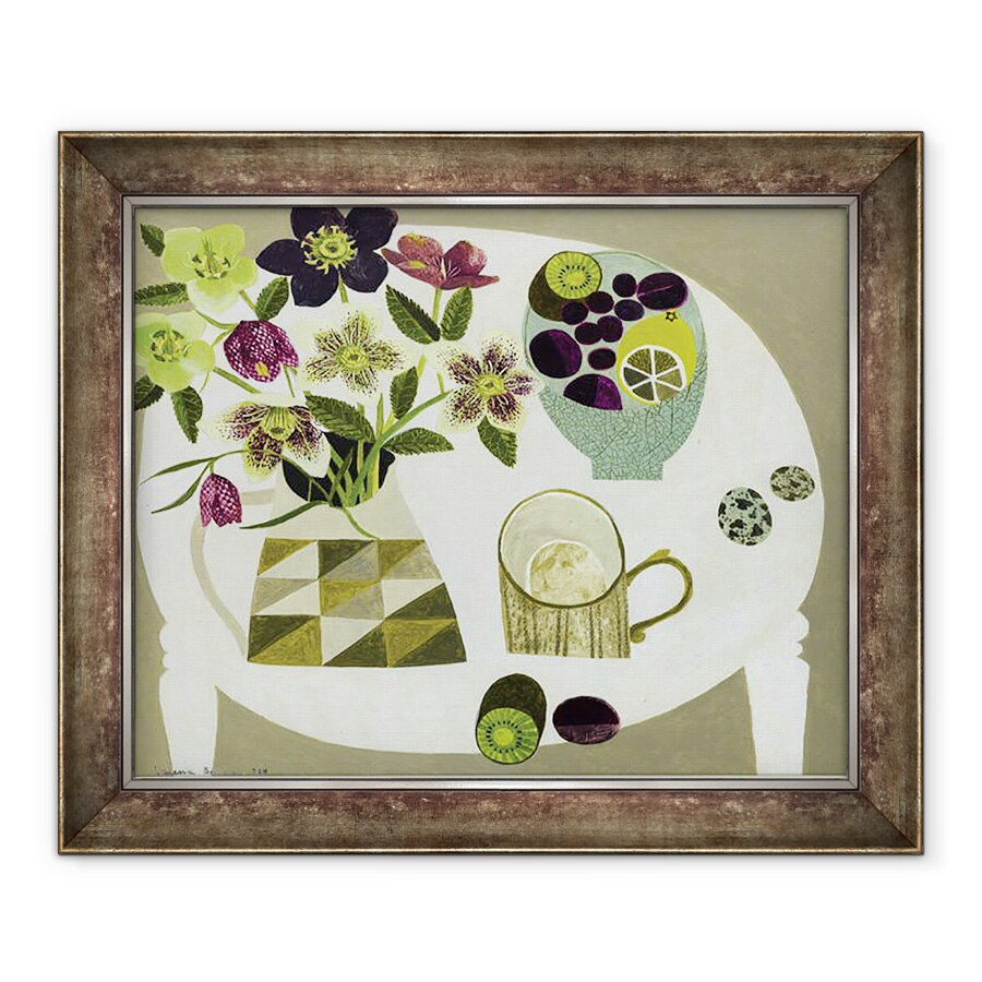 Tablou inramat - Vanessa Bowman - Hellebores si Cupa Mirandei, 70 x 85 cm