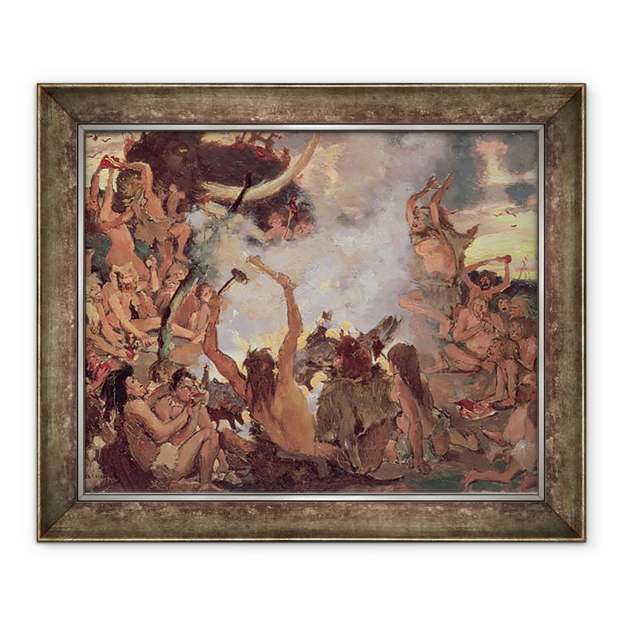 Tablou inramat - Victor Mikhailovich Vasnetsov - Un festin Epoca, 70 x 85 cm