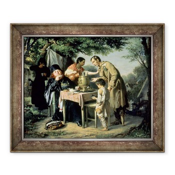 Tablou inramat - Vasili Grigorevich Perov - Bautura de ceai in Mytishchi, langa Moscova, 70 x 85 cm Tablou inramat - Vasili Grigorevich Perov - Bautura de ceai in Mytishchi, langa Moscova, 70 x 85 cm