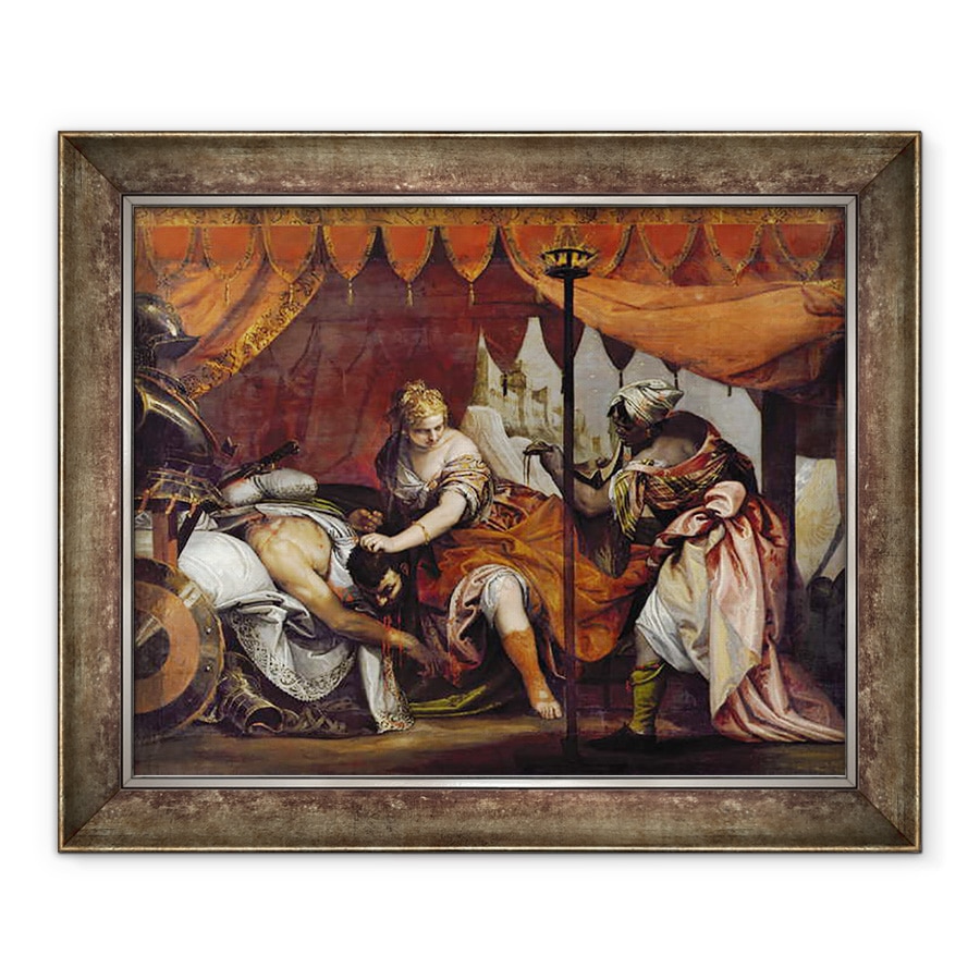 Tablou inramat - Veronese - Judith si Holofernes, 70 x 85 cm