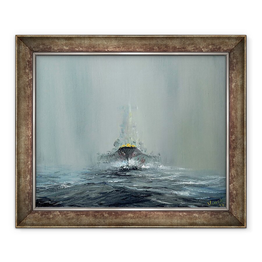 Tablou inramat - Vincent Alexander Booth - Battleship Yamato 1945, 2016, 70 x 85 cm