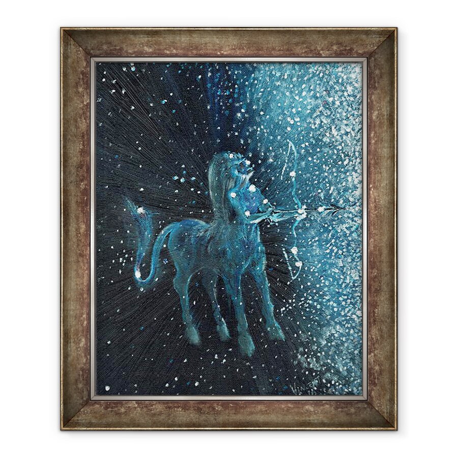 Tablou inramat - Vincent Alexander Booth - Semn stea Sagetarius, 2016, 70 x 85 cm