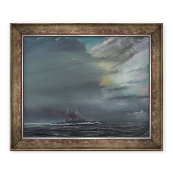 Tablou inramat - Vincent Alexander Booth - HMS Hood 1941, 2014, 70 x 85 cm Tablou inramat - Vincent Alexander Booth - HMS Hood 1941, 2014, 70 x 85 cm