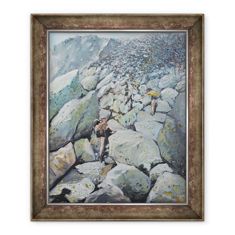 Tablou inramat - Vincent Alexander Booth - Cursa Uphill Fell, 2013, 70 x 85 cm