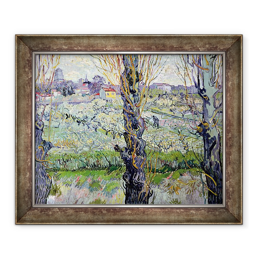 Tablou inramat - Vincent van Gogh - Vedere spre Arles, 70 x 85 cm