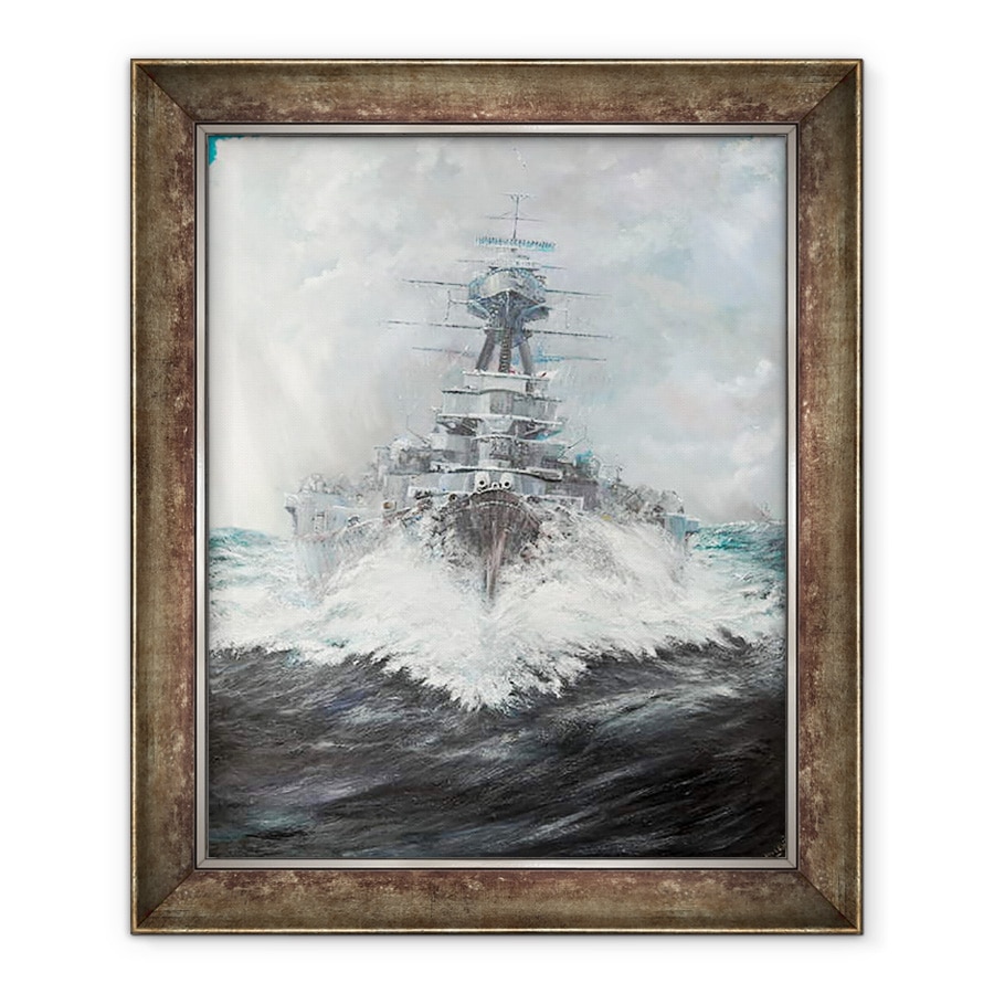 Tablou inramat - Vincent Alexander Booth - HMS Hood 2, 2016, 70 x 85 cm