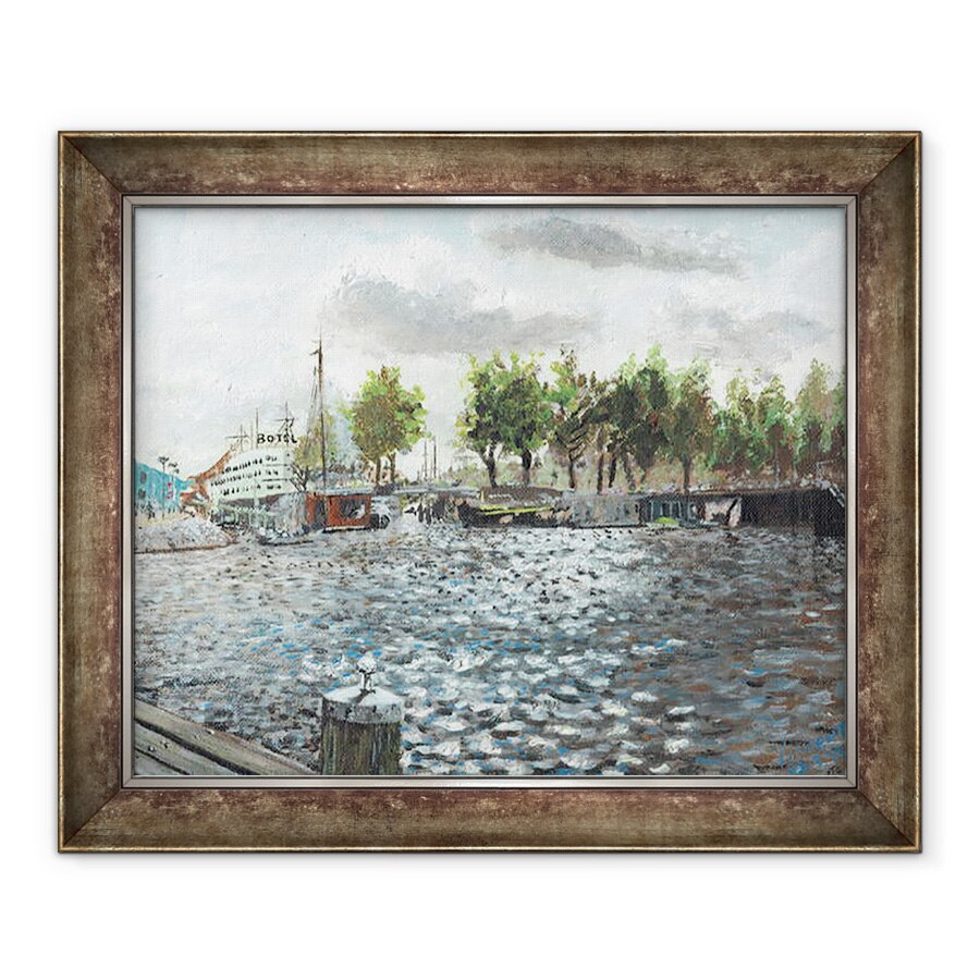 Tablou inramat - Vincent Alexander Booth - Oosterdok Amsterdam, 1999, 70 x 85 cm