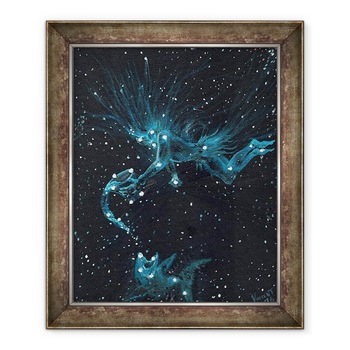 Tablou inramat - Vincent Alexander Booth - Semn stea Varsator, 2016, 70 x 85 cm Tablou inramat - Vincent Alexander Booth - Semn stea Varsator, 2016, 70 x 85 cm