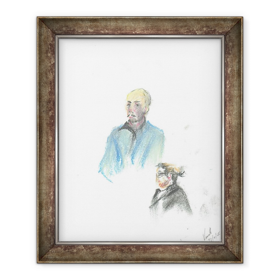 Tablou inramat - Vincent Alexander Booth - Pub Goers, 2005, 70 x 85 cm