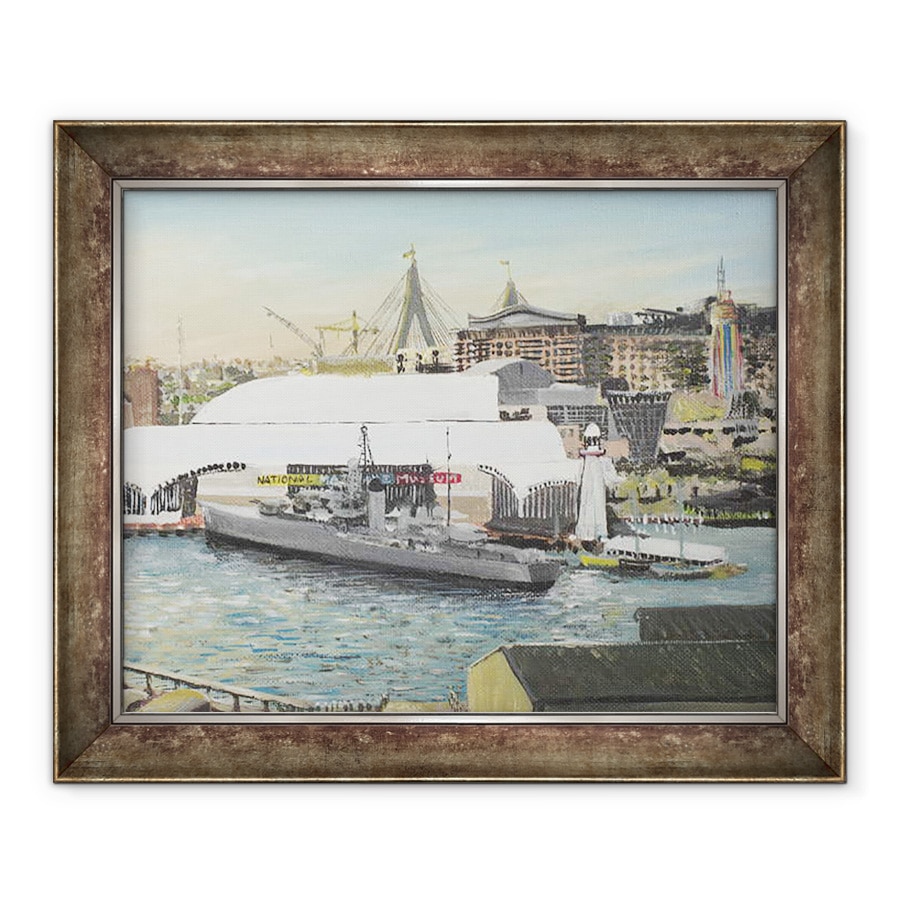 Tablou inramat - Vincent Alexander Booth - Muzeul maritim Sydney, 1998, 70 x 85 cm