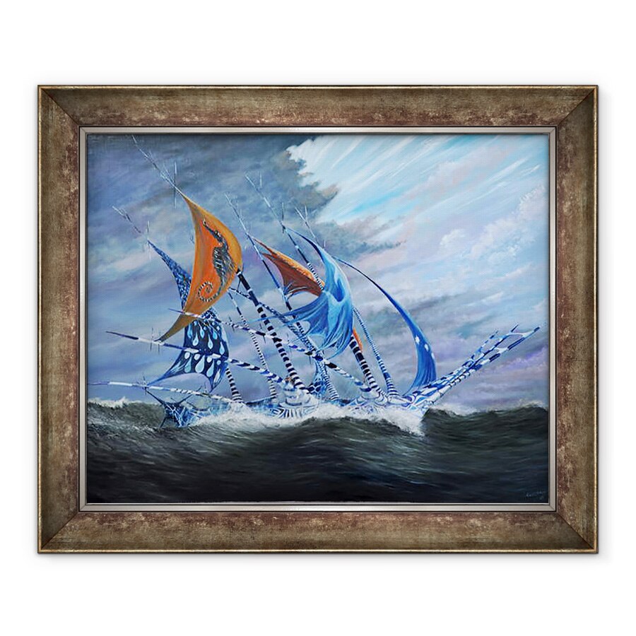 Tablou inramat - Vincent Alexander Booth - Creatorii de furtuni Koro Sea, 2018, 70 x 85 cm