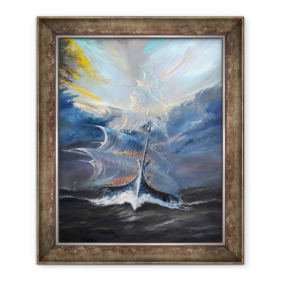 Tablou inramat - Vincent Alexander Booth - Creatorii de furtuni Beaufort Marea, 2019, 70 x 85 cm