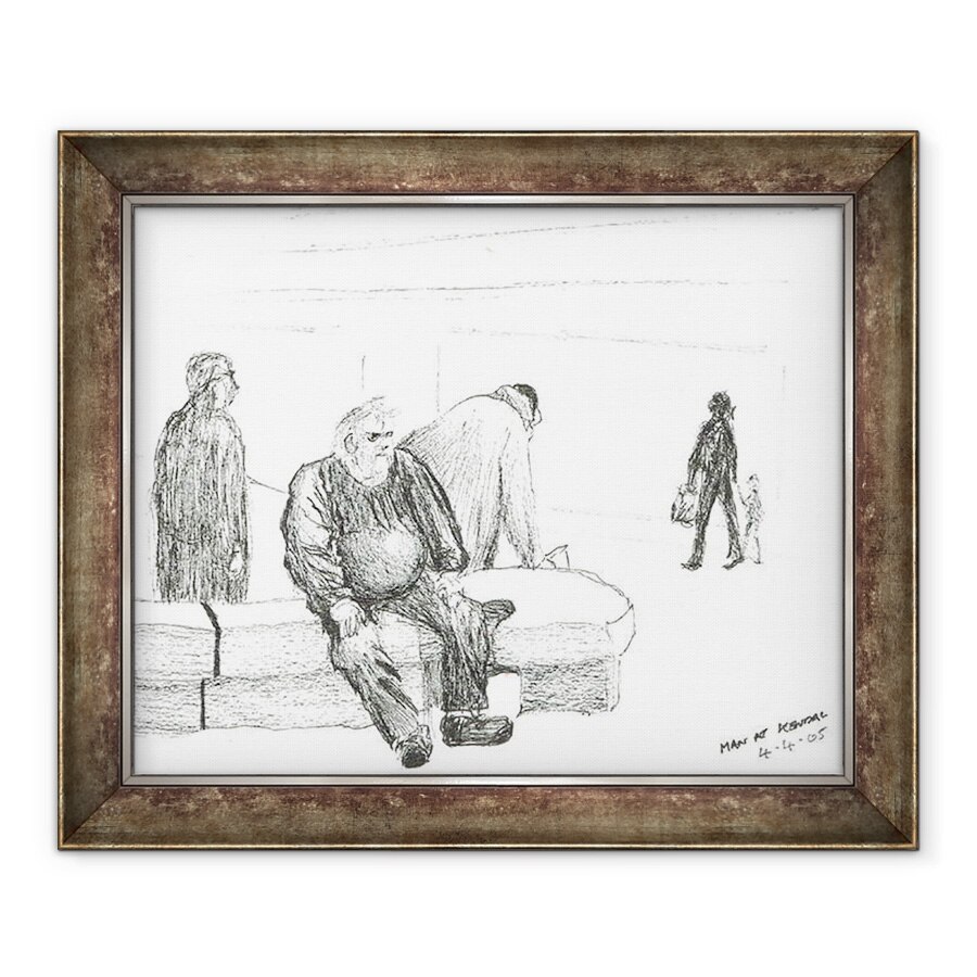 Tablou inramat - Vincent Alexander Booth - Barbat la Kendal, 2005, 70 x 85 cm