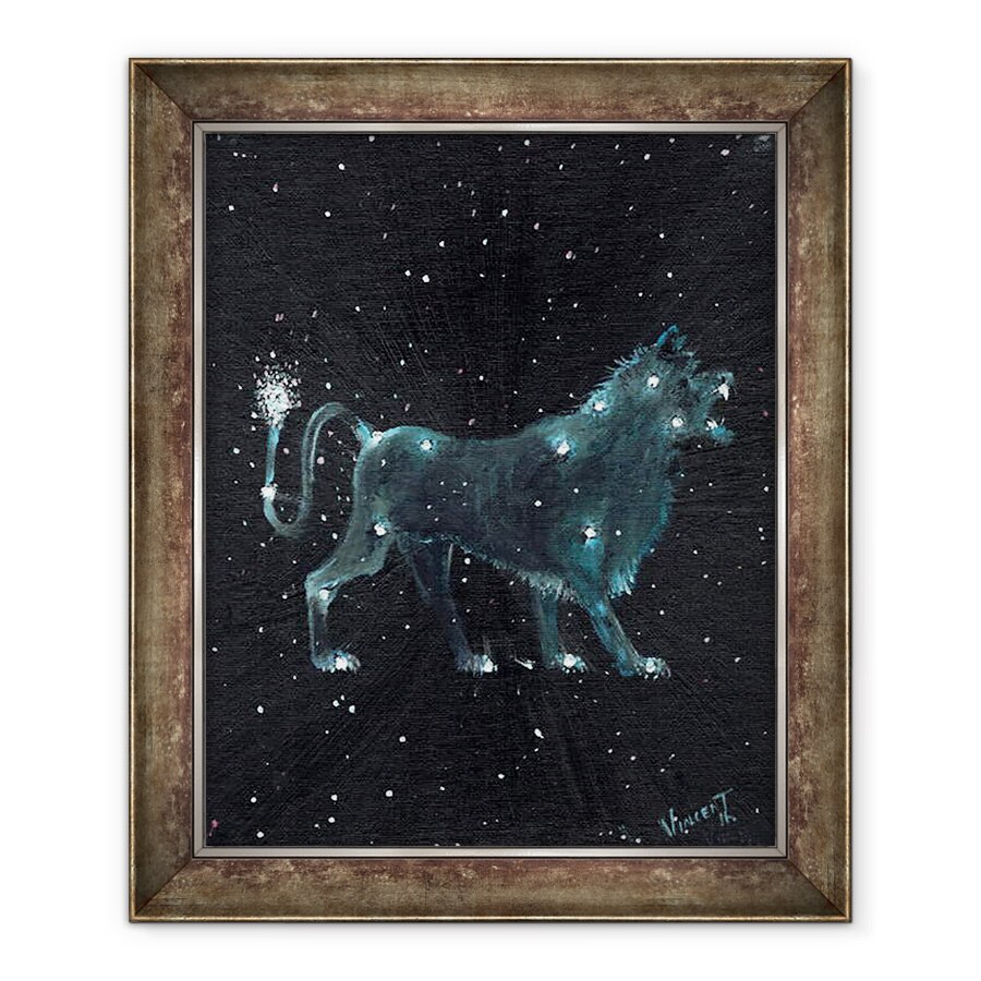 Tablou inramat - Vincent Alexander Booth - Semn stea Leo, 2016, 70 x 85 cm