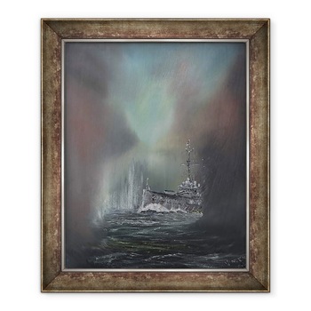 Tablou inramat - Vincent Alexander Booth - Iutlanda 31 mai 1916, 2014, 70 x 85 cm Tablou inramat - Vincent Alexander Booth - Iutlanda 31 mai 1916, 2014, 70 x 85 cm