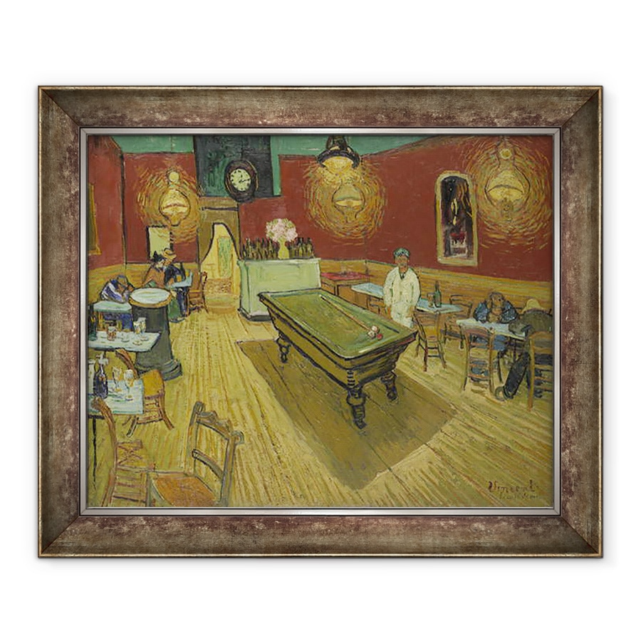 Tablou inramat - Vincent van Gogh - Cafeneaua de noapte, 90 x 110 cm