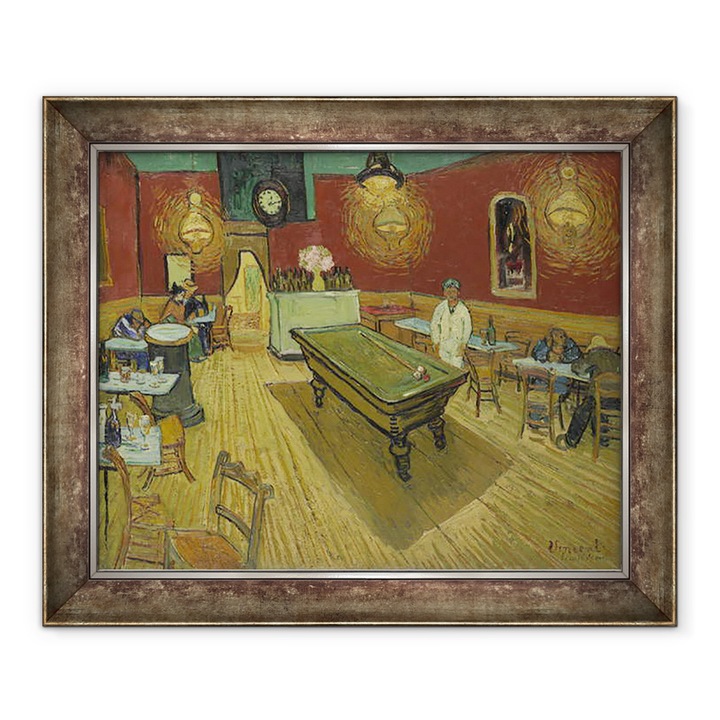 Tablou inramat - Vincent van Gogh - Cafeneaua de noapte, 50 x 60 cm