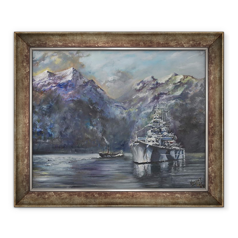 Tablou inramat - Vincent Alexander Booth - Tirpitz, Norvegia, 1995, 70 x 85 cm