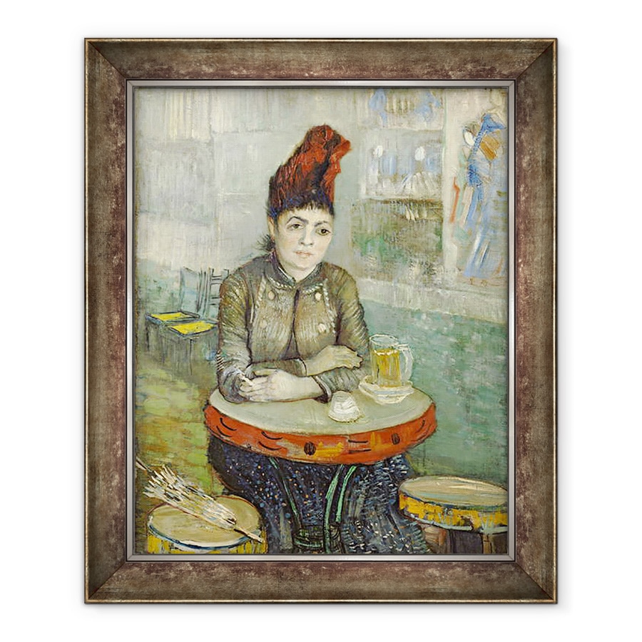 Tablou inramat - Vincent van Gogh - Femeie in Cafe Tambourin, 70 x 85 cm