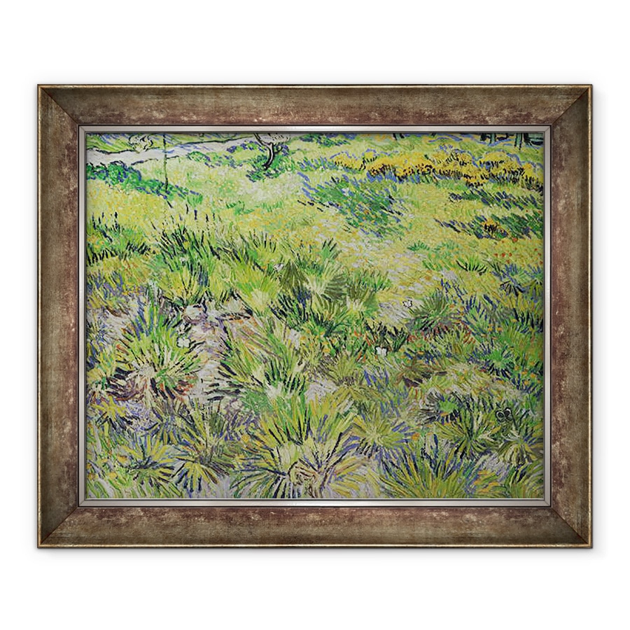 Tablou inramat - Vincent van Gogh - Iarba lunga cu fluturi, 70 x 85 cm