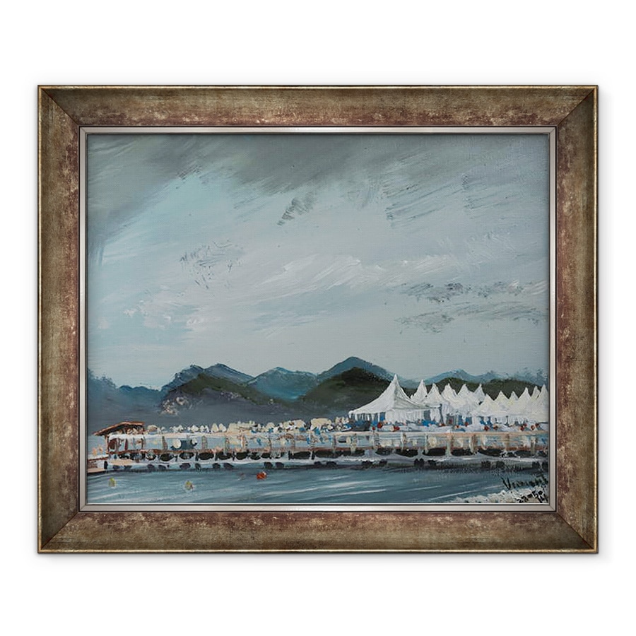 Tablou inramat - Vincent Alexander Booth - Corturi Festivalul de Film Cannes 2014, 2914, 70 x 85 cm