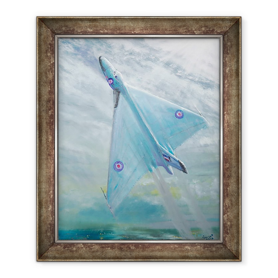 Tablou inramat - Vincent Alexander Booth - Avro Vulcan B1 zbor de noapte, 2016, 70 x 85 cm